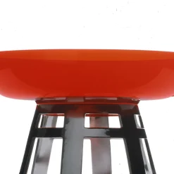 Serafino Zani Centrotavola rosso in edizione limitata di Ettore Sottsass> Centrotavola