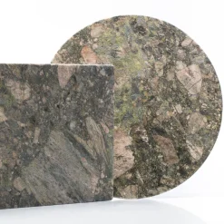 Espidesign by Paola Speranza Centrotavola rotondo Convivio in marmo verde marino><noscript><img width=