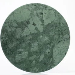 Espidesign by Paola Speranza Centrotavola rotondo Convivio in marmo verde del Guatemala> Centrotavola