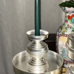 Caspal Centrotavola scultoreo in ottone placcato argento><noscript><img width=