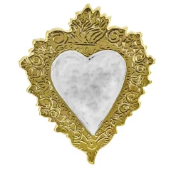 Sitap Carpet Couture Italia Ceramica decorativa Devotion Small White Gold> Sculture Da Parete