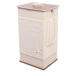 Marricreo Cestino crema grande e quadrato> Ceste