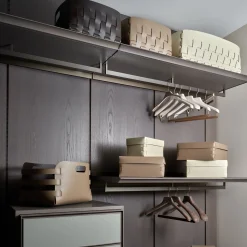 ADJ Style Cestino di lino Bottega White/Panna Cotta di Ekaterina Borovkova> Ceste