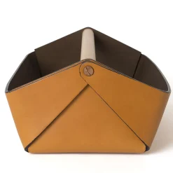 Oscar Maschera Cestino grande ocra Gino di Cristian Loddo> Ceste