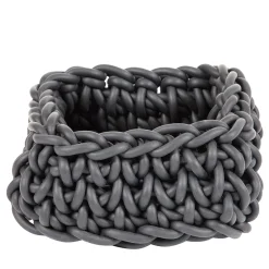 Rosanna Contadini Cestino grigio Quadrato #2 di> Ceste