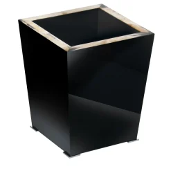 Arcahorn Cestino in corno nero Fedro> Arredo Bagno