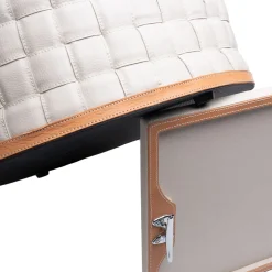 Marricreo Cestino in ecopelle crema annodato Ponza><noscript><img width=