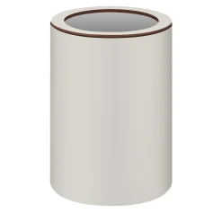 ADJ Style Cestino In Pelle Bianca> Ceste