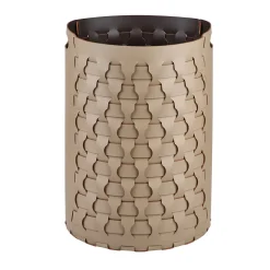 ADJ Style Cestino in pelle Dubai Cappuccino e Cioccolato> Ceste