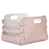 ADJ Style Cestino in pelle Riga Ash Rose e Oyster> Ceste
