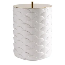 Villari CESTINO PER RIFIUTI PAVONE - BIANCO> Arredo Bagno