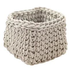 Rosanna Contadini Cestino Quadrato Ecru #2 di> Ceste