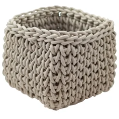 Rosanna Contadini Cestino Quadrato Ecru #3 di> Ceste