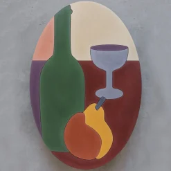 Forma & Cemento Cezanne Pittura ovale in cemento> Pannelli Decorativi