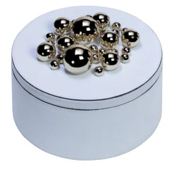 Giobagnara Champagne Sphérades Sky Blue Scatola rotonda media> Scatole