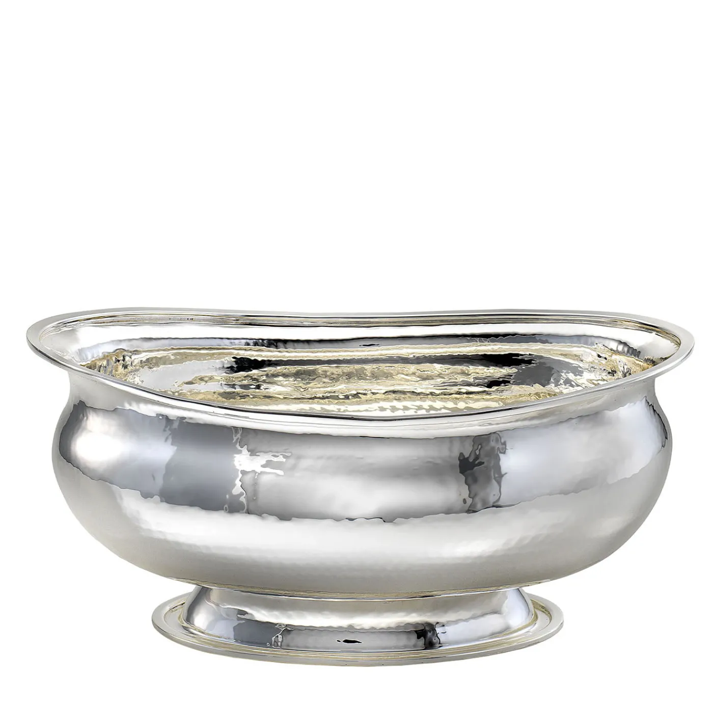 Bragagnolo Argenti Ciotola centro tavola ovale stile inglese in argento> Centrotavola