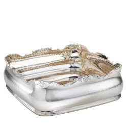 Bragagnolo Argenti Ciotola centrotavola in argento quadrata in stile classico> Centrotavola