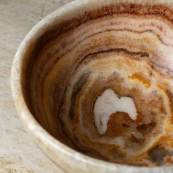 Giovannozzi Marmi Ciotola Centrotavola in Onice Rosso di Palomba Serafini> Centrotavola