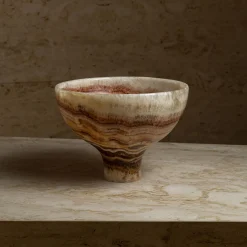 Giovannozzi Marmi Ciotola Centrotavola in Onice Rosso di Palomba Serafini><noscript><img width=