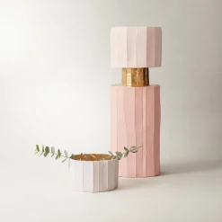 Paola Paronetto Ciotola Centrotavola Ninfea Alta Corteccia D8/Bimba & Oro> Centrotavola