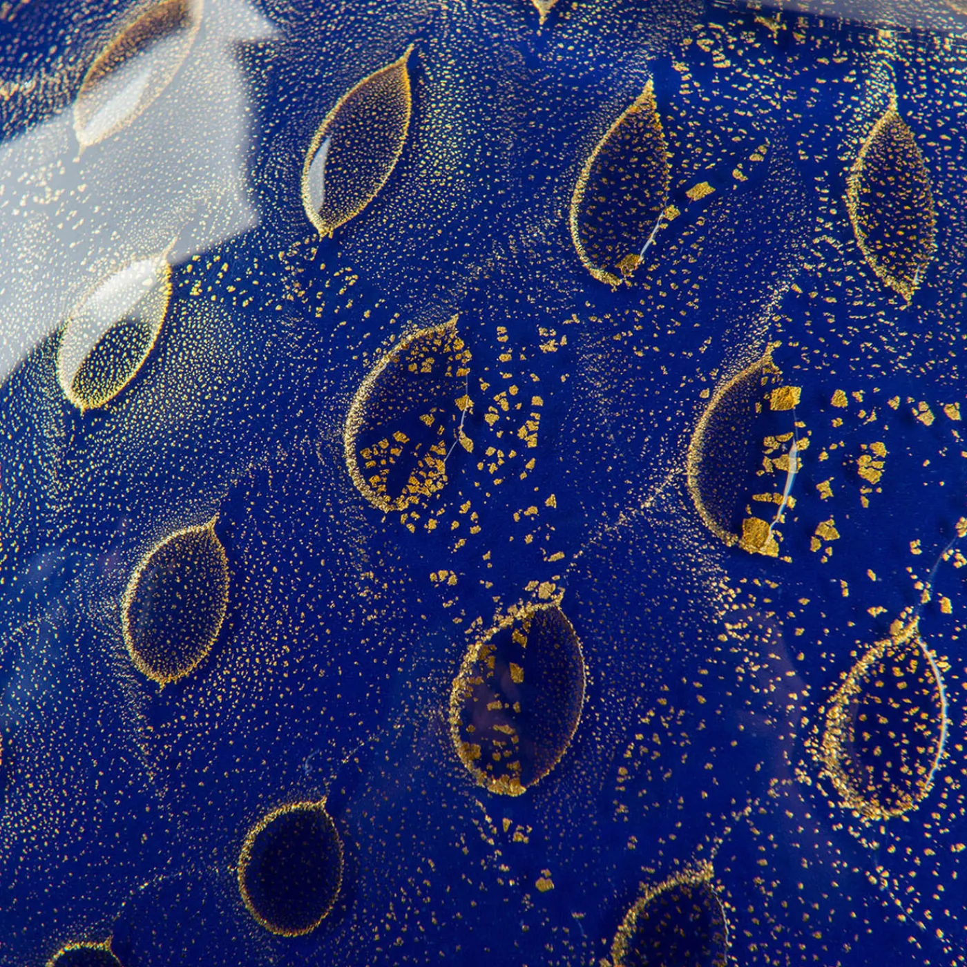 VGnewtrend Ciotola decorativa Mocenigo oro e blu> Centrotavola