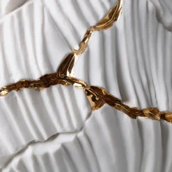 Fos Ceramiche Ciotola decorativa Zefiro Gold Cracks><noscript><img width=