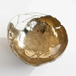 Dal Furlo Ciotola in ottone con corteccia> Centrotavola