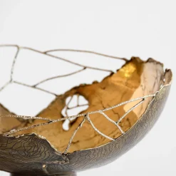 Dal Furlo Ciotola in ottone con corteccia><noscript><img width=