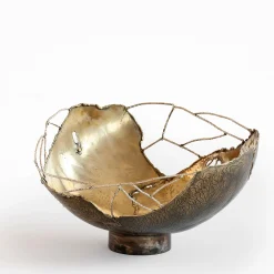 Dal Furlo Ciotola in ottone con corteccia><noscript><img width=