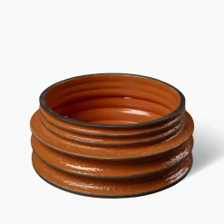 Bitossi Ceramiche Ciotola Revolver arancione e marrone di Christoph Radl> Centrotavola