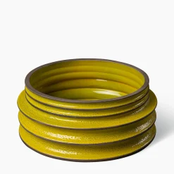 Bitossi Ceramiche Ciotola Revolver gialla e marrone di Christoph Radl><noscript><img width=