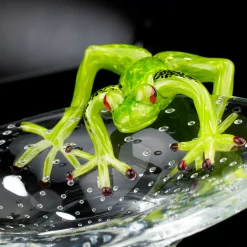 VGnewtrend Ciotola rotonda con rana verde><noscript><img width=