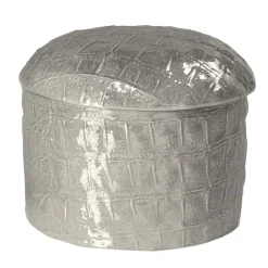 Villari COCCO COTTON BOX -ARGENTO> Arredo Bagno