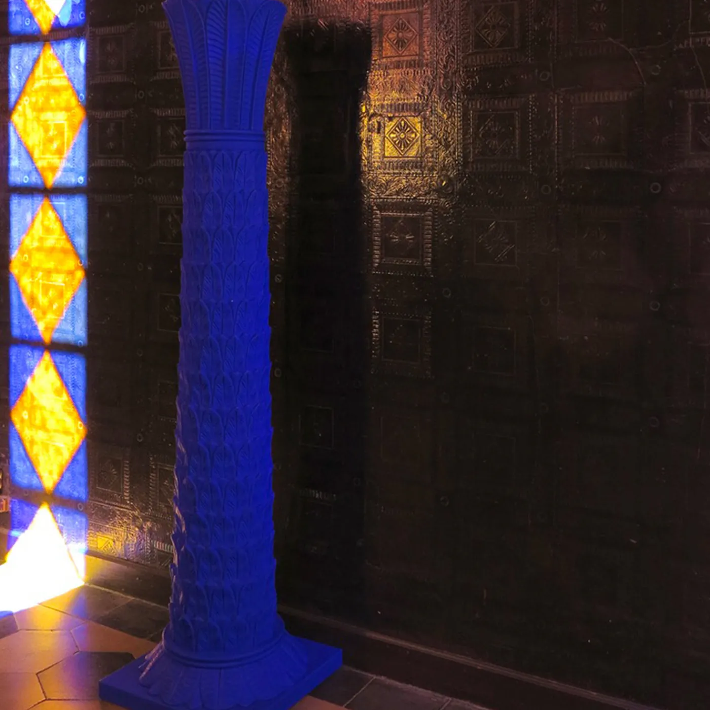 Pietrachiara Colonna Decorativa Anne Blu Intenso> Sculture Decorative