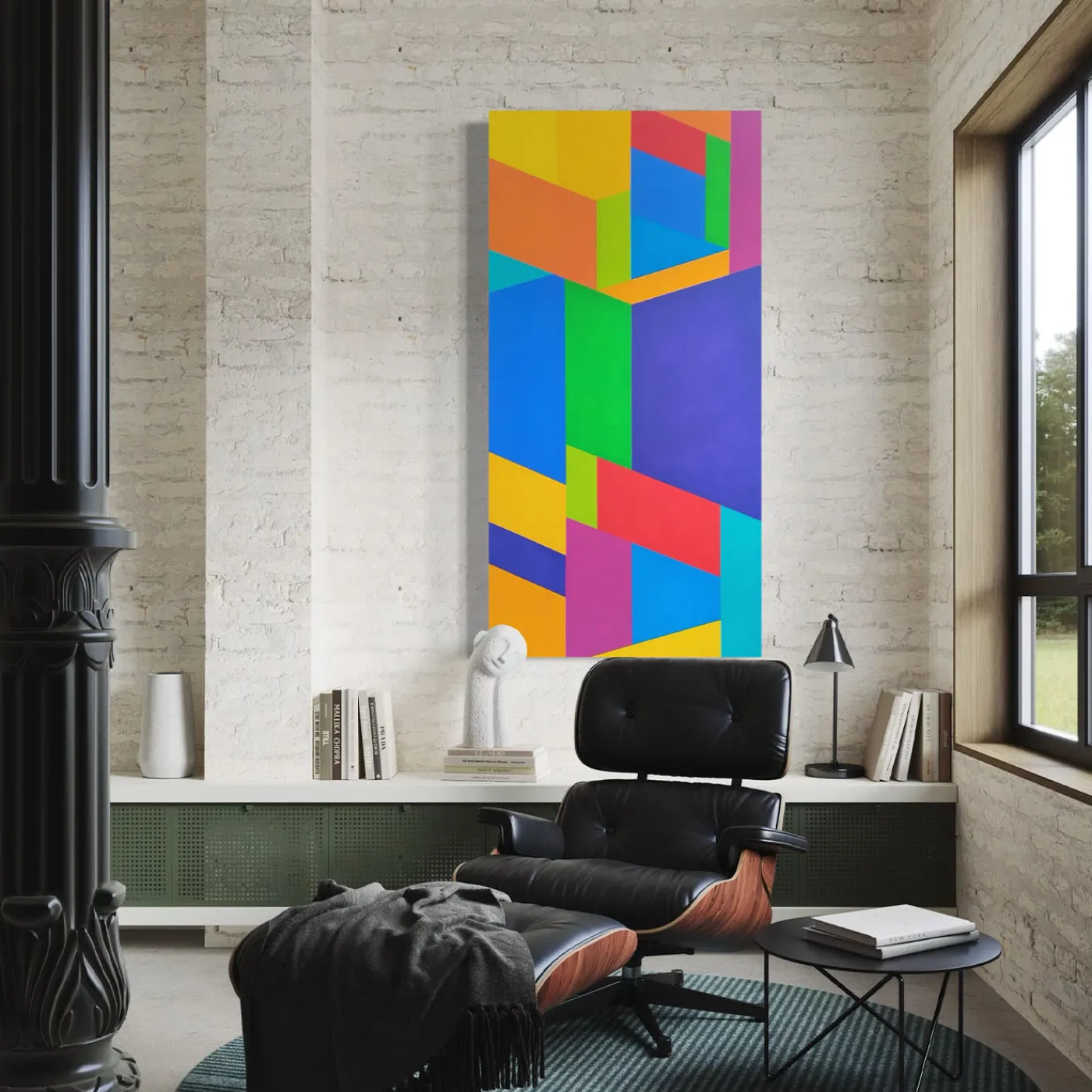 Le Meduse Color Spaces Allegria Pittura acrilica su tela> Pannelli Decorativi