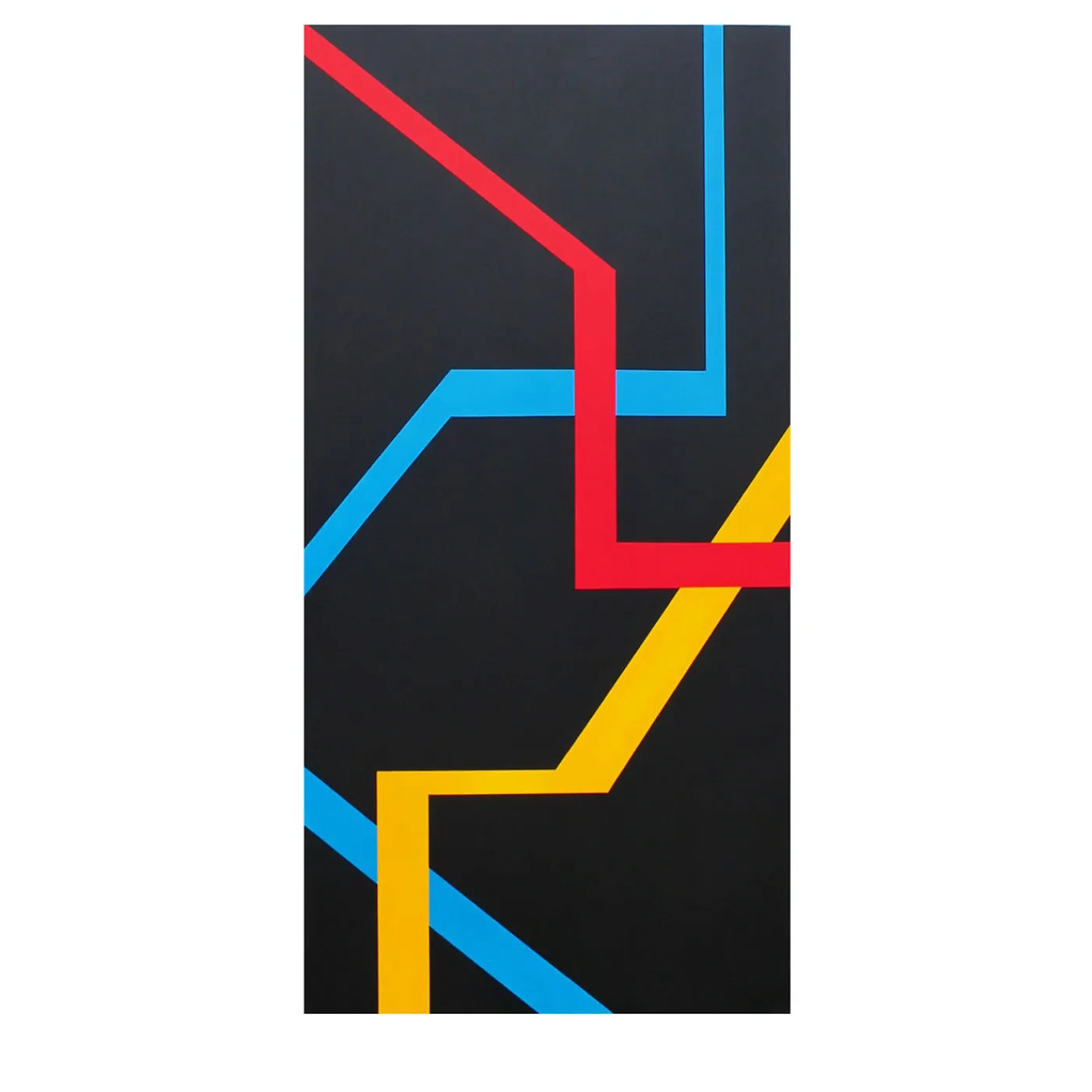 Le Meduse Color Spaces Le Tre Vie Pittura acrilica su tela> Pannelli Decorativi