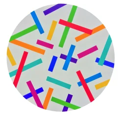 Le Meduse Color Spaces Rhythm and Colors Pittura acrilica su tela> Pannelli Decorativi