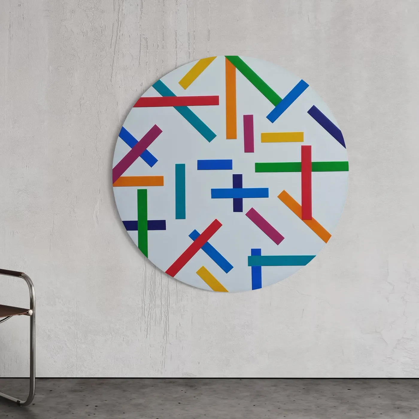 Le Meduse Color Spaces Rhythm and Colors Pittura acrilica su tela> Pannelli Decorativi