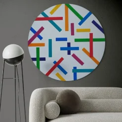 Le Meduse Color Spaces Rhythm and Colors Pittura acrilica su tela><noscript><img width=