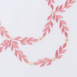 TessilArte Completo Letto Smeraldo Bianco e Rosa in Raso di Cotone><noscript><img width=