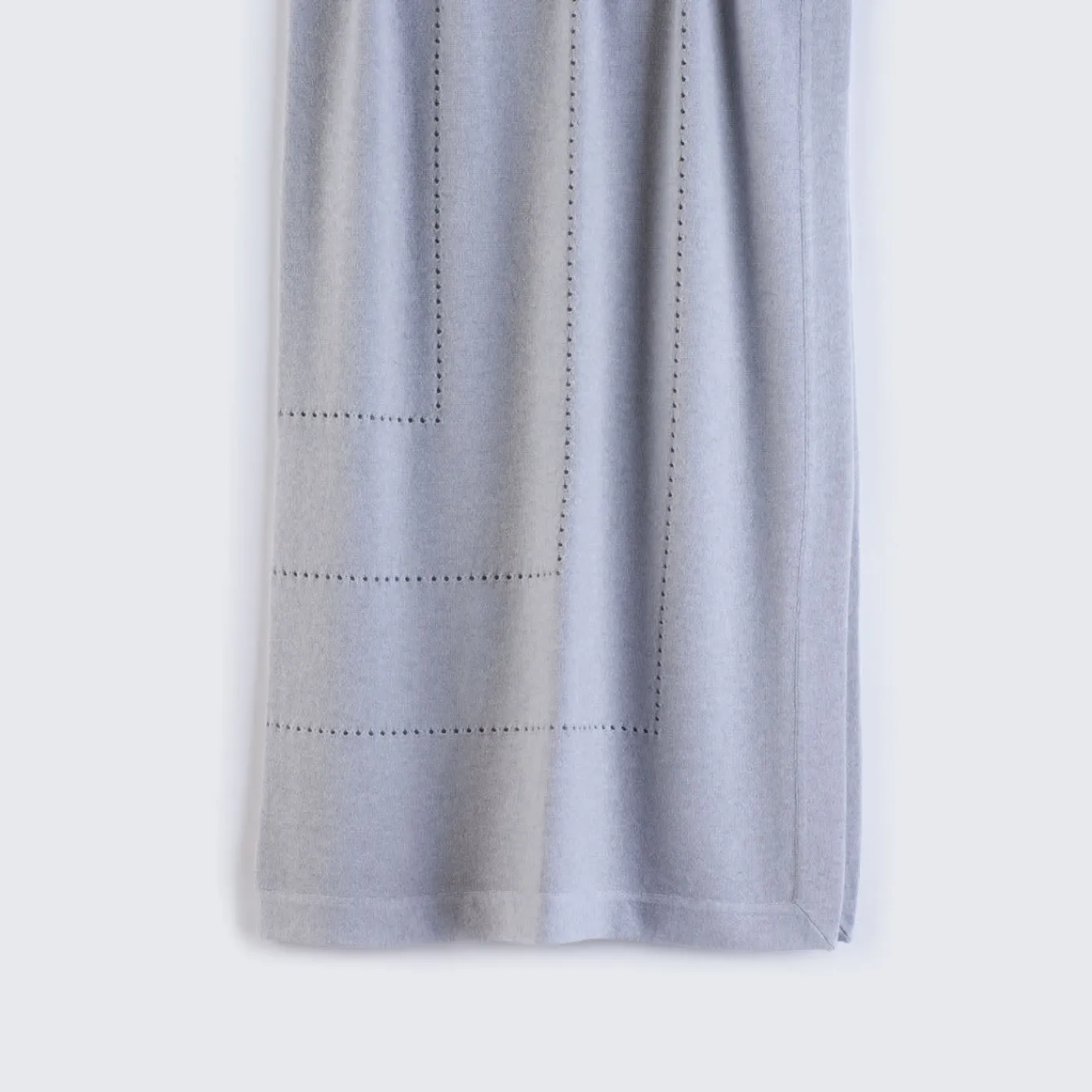 Masserano Cashmere Coperta Aurora Pearl Gray> Coperte