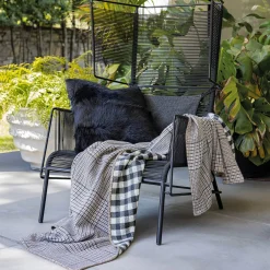 Alonpi Coperta Babette double-face a quadri piccoli><noscript><img width=