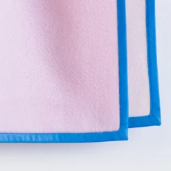 Masserano Cashmere Coperta Biella in pelle blu e rosa> Coperte