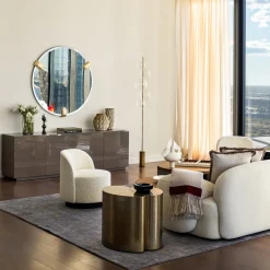 Villa Como Coperta con frange a banda rossa><noscript><img width=