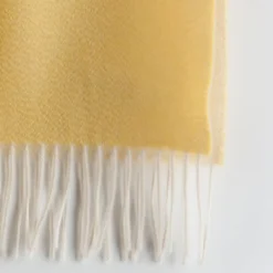 Masserano Cashmere Coperta gialla di Biella> Coperte