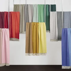 Masserano Cashmere Coperta gialla di Biella><noscript><img width=