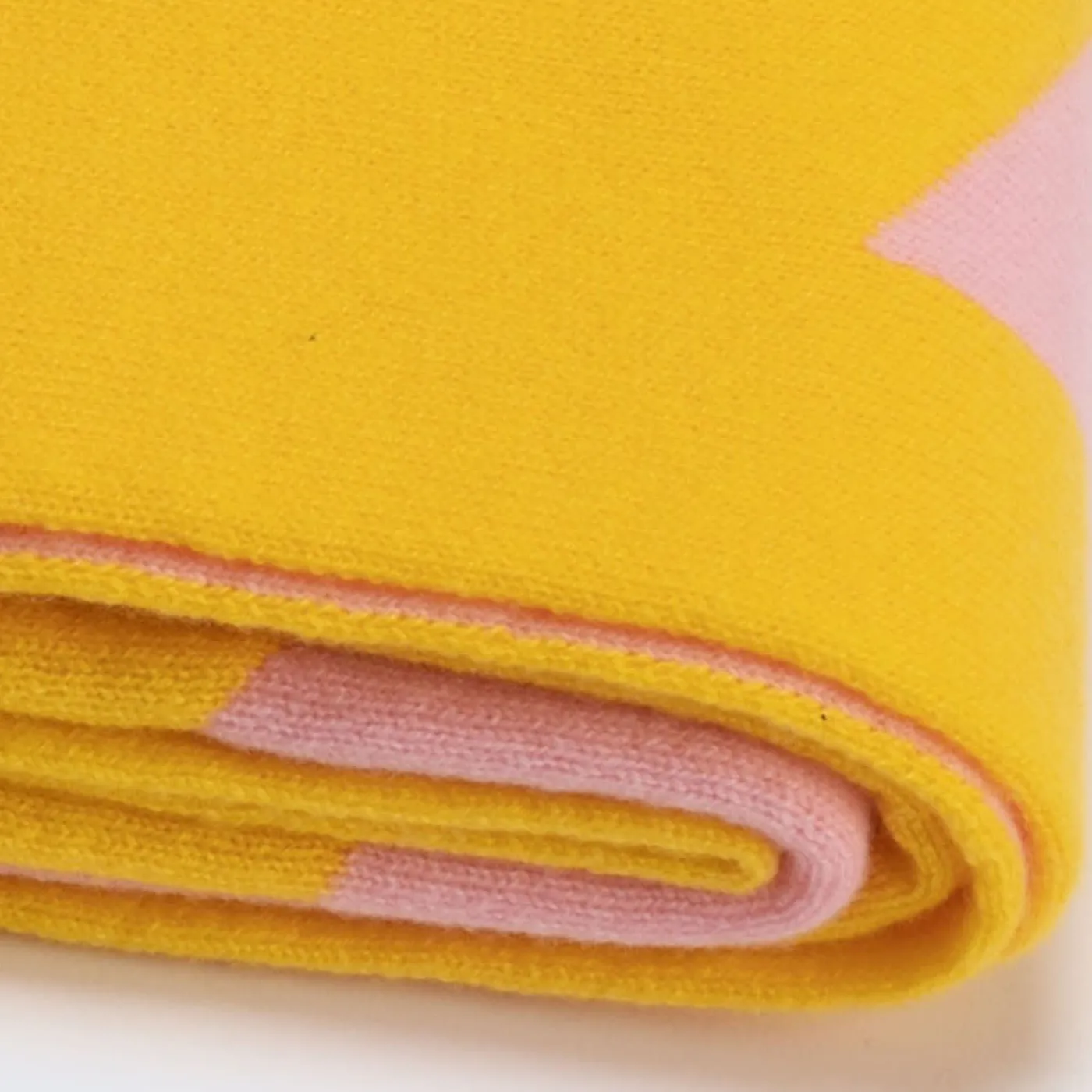 Masserano Cashmere Coperta giallo e rosa Candy> Coperte