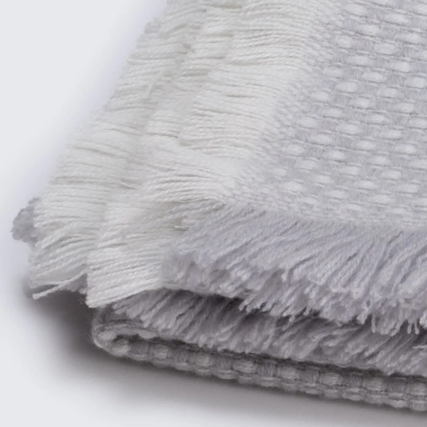 Masserano Cashmere Coperta grigia Vida Pearl> Coperte