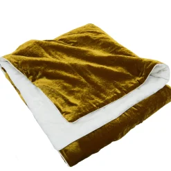 Once Milano Coperta in lino e velluto dorato><noscript><img width=