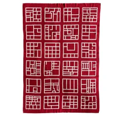 Lanificio Leo Coperta rossa Insula di V. Mancini e P. Iaconantonio> Coperte